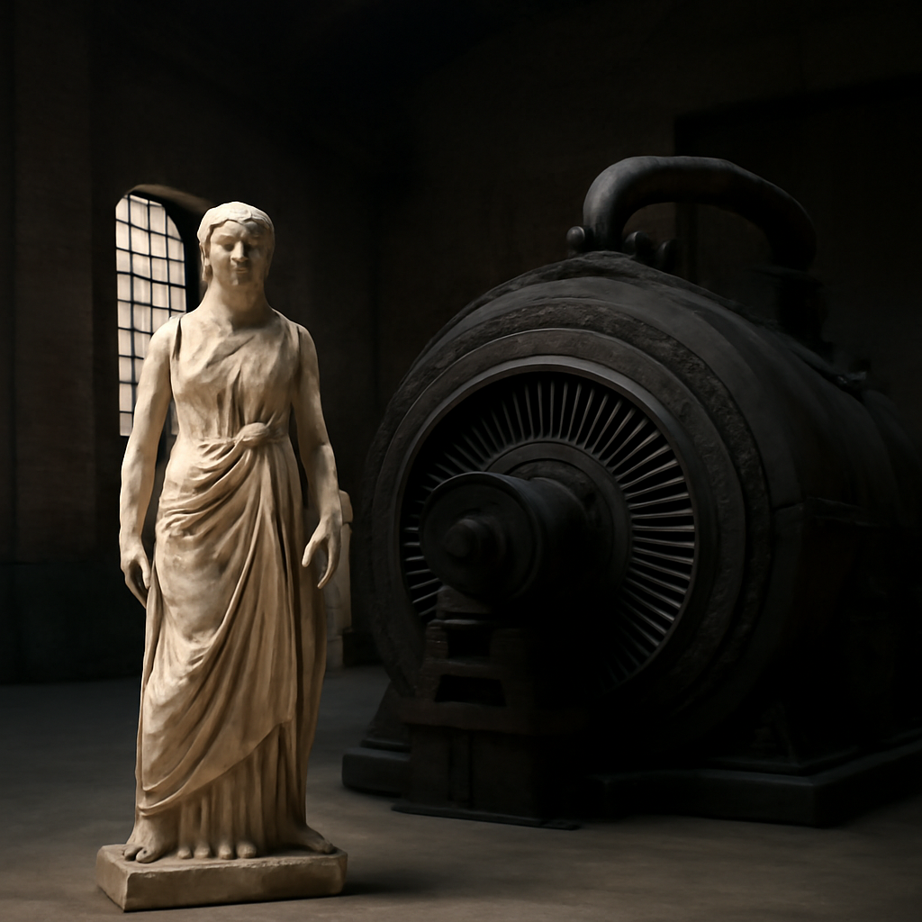 A Campaign Staged Inside a Power Station
