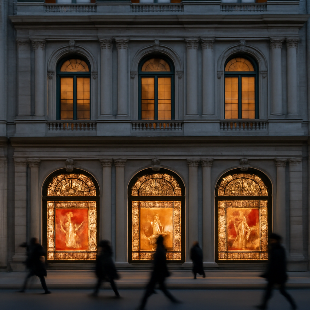 A Store Built Where a Mansion Stood